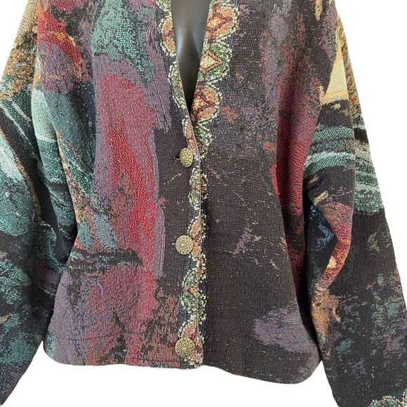 Vintage Tapestry Blanket Jacket - Picture 3 of 12